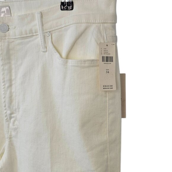 MOTHER The Mid Rise Dazzler Ankle Jeans in Fairest of Them All Size 34 NWT - Picture 15 of 16